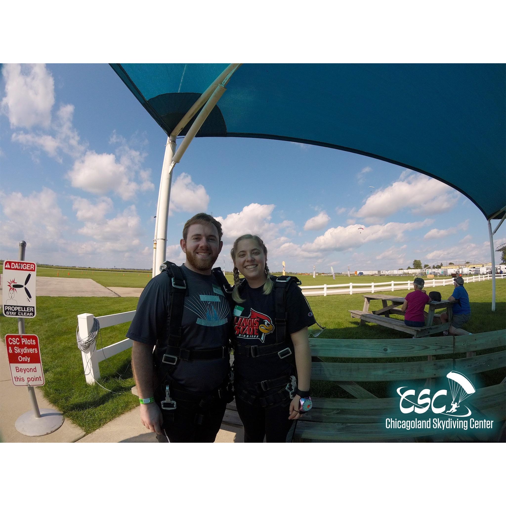 9/02/2019 - Skydiving to celebrate 3 years!