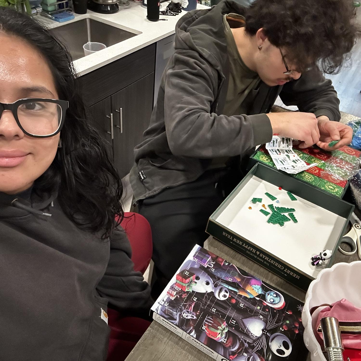 Our advent calendar for Christmas!