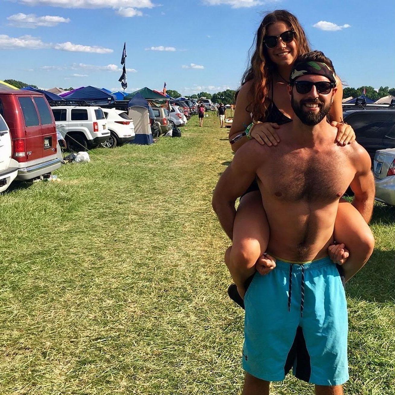mark and marisa met at Firefly Music Festival in 2017, this photo was taken at the same festival the next year.
