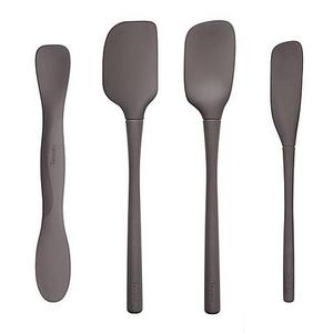 Tovolo® 4-Piece Silicone Spatula Set in Grey