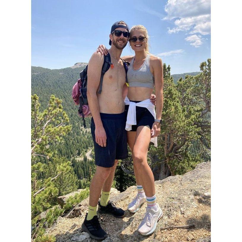 Hiking St. Mary's Glacier.