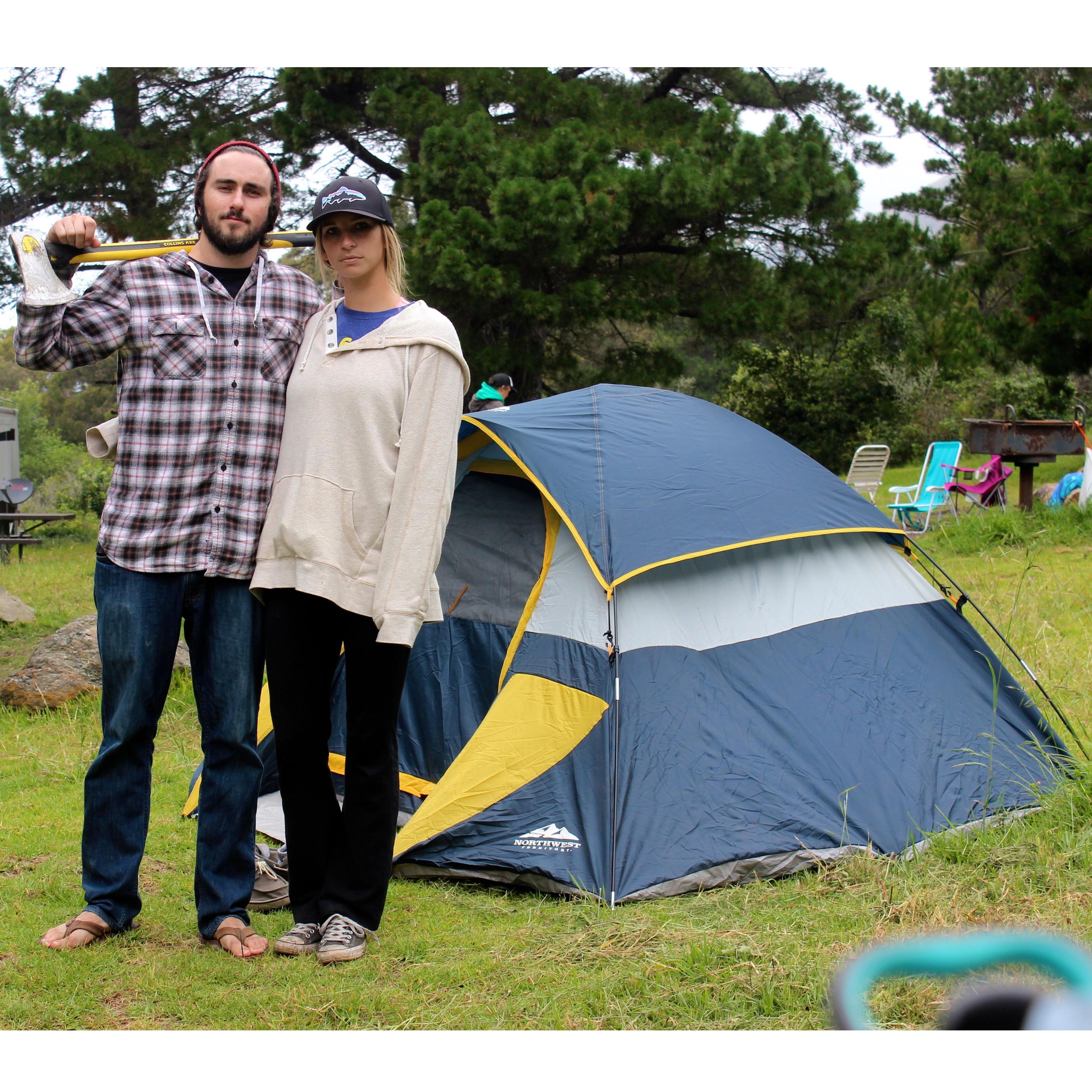 May 2015 - Camping at Plaskett Creek in Big Sur, CA