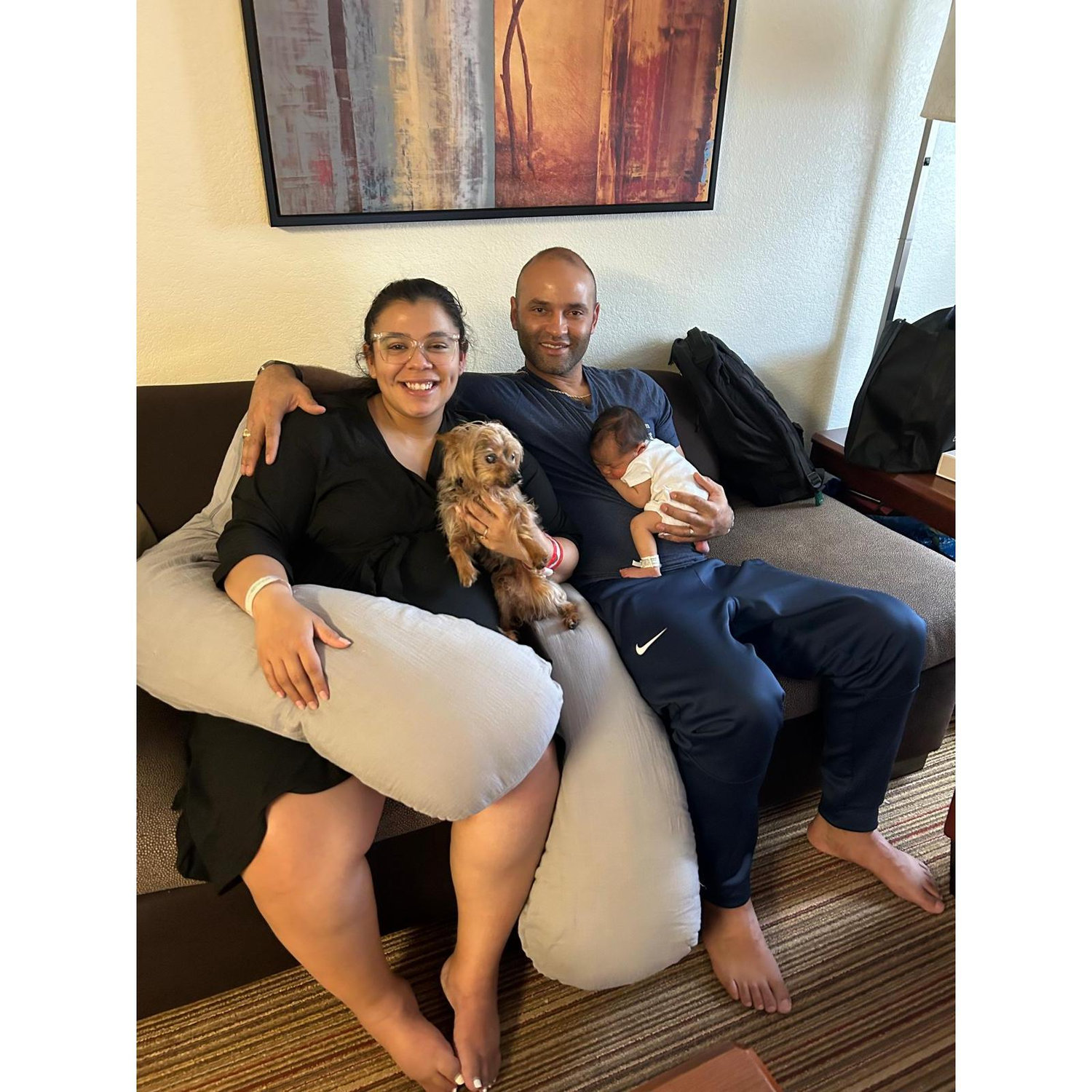One of our first family pictures together