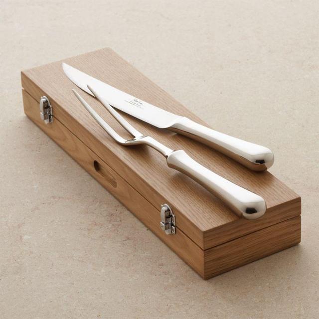 Crate and Barrel Caesna Mirror 2-Piece Carving Set