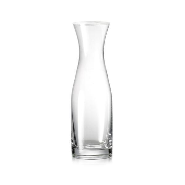 S&B Glass Water Carafe with White Rim