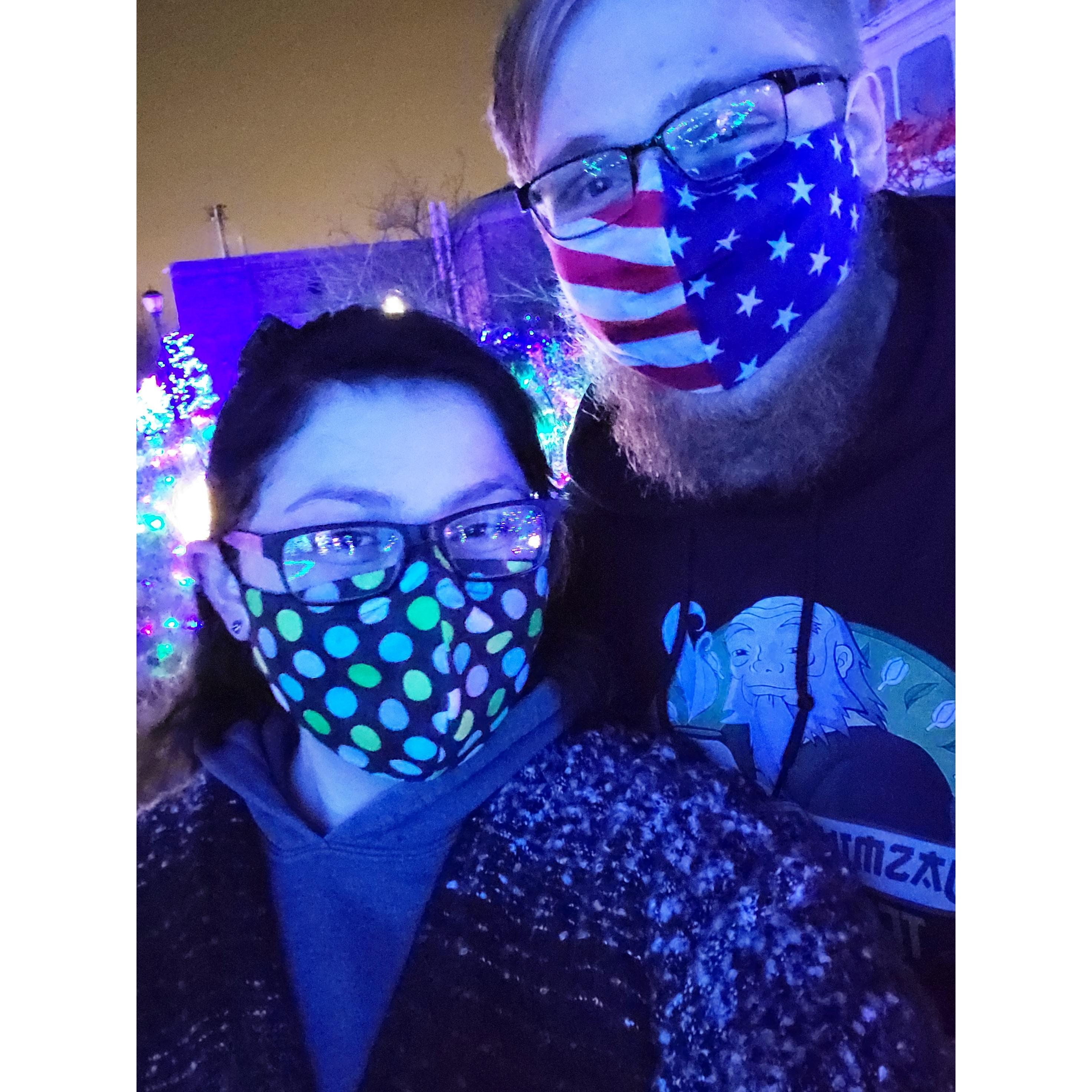 Our date to the Toledo Zoo to see the lights