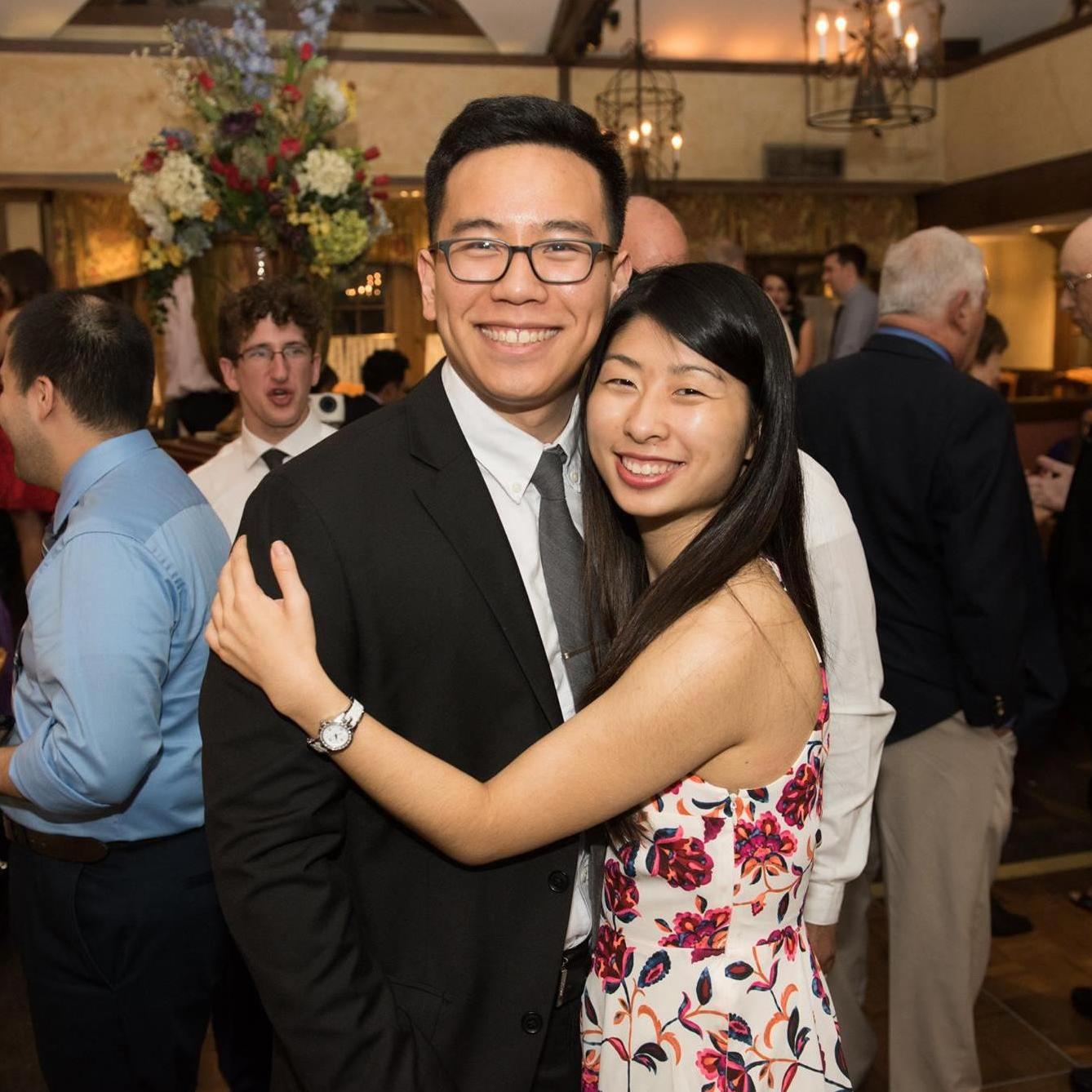 At our first wedding together! :) Had such a great time!