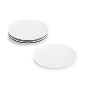 Pillivuyt Coupe Porcelain Bread & Butter Plates, Set of 4