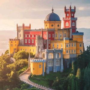 Tour of Sintra, Portugal on our Honeymoon