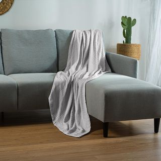 Muslin Cocoon Throw Blanket