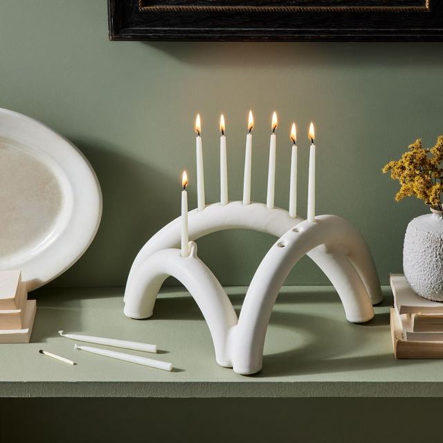 Handmade Ceramic Shana Menorah