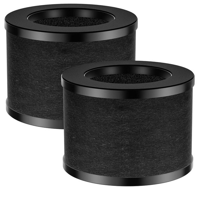 2 Pack TZ-K1 Replacement Filter Compatible With FreAire Air Purifier, VOOPNU DH-JH12, ToLife And MK01 MK06 Purifier, 3-in-1 Upgraded Filtration Filters, Activated Carbon and Pre-filter, JH12 Filter