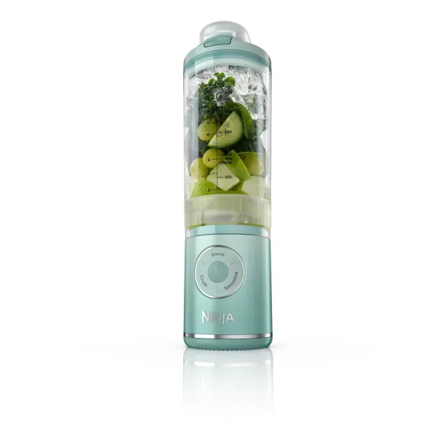 Ninja Blast 22oz Max Portable Blender Sea Glass BC251MT: 1-Year Warranty, 3 Speeds, Dishwasher-Safe, Lithium Ion Battery