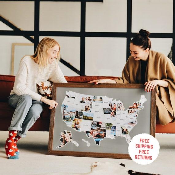 USA Photo Map - FREE SHIPPING