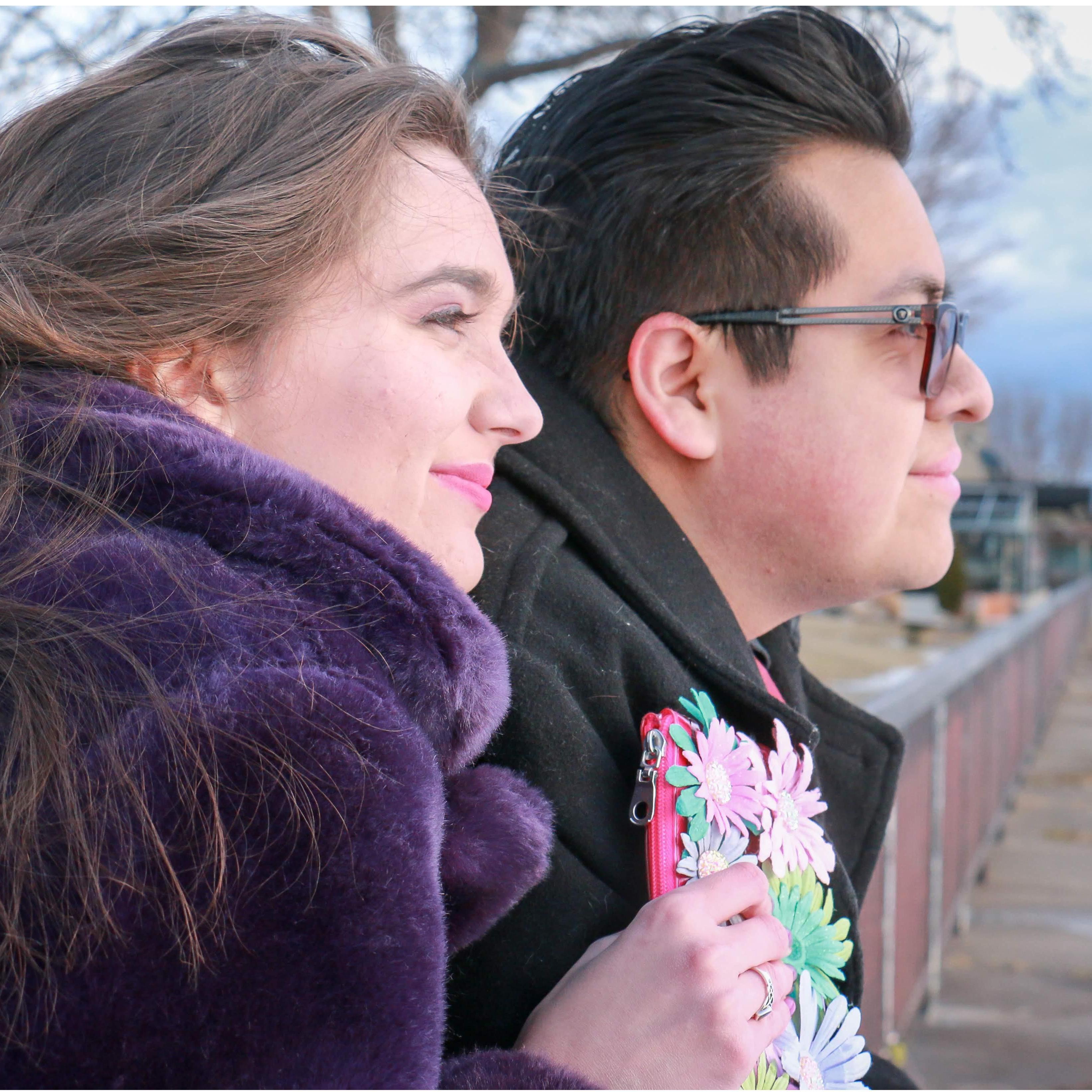 Looking out into our future together.