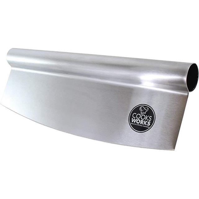 COOK WORKS Stainless Steel Pizza Cutter - 11" Rocker Style