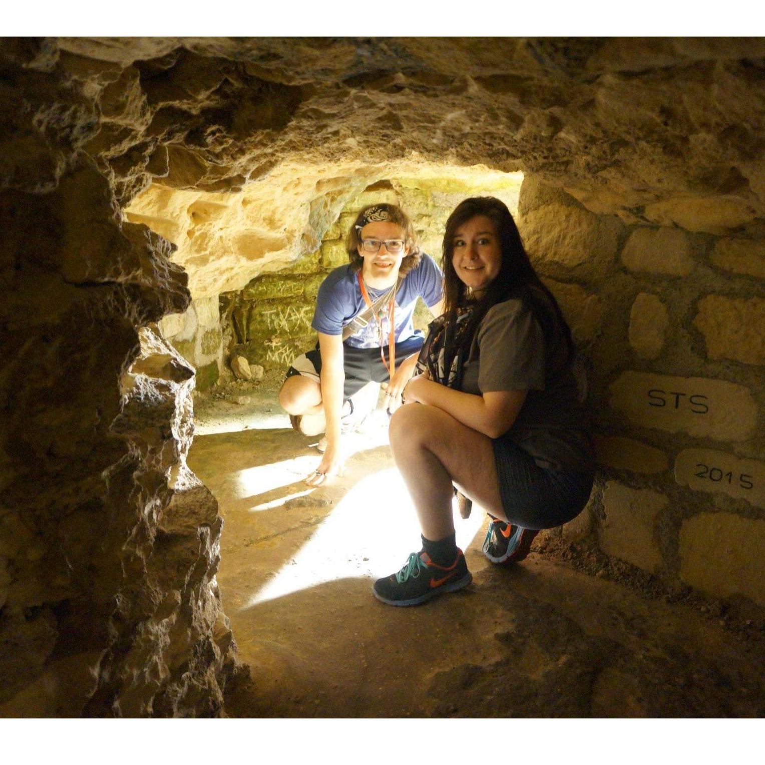 A wonderful time in the catacombs of Paris!