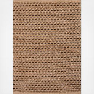 Geometric Woven Jute Rug