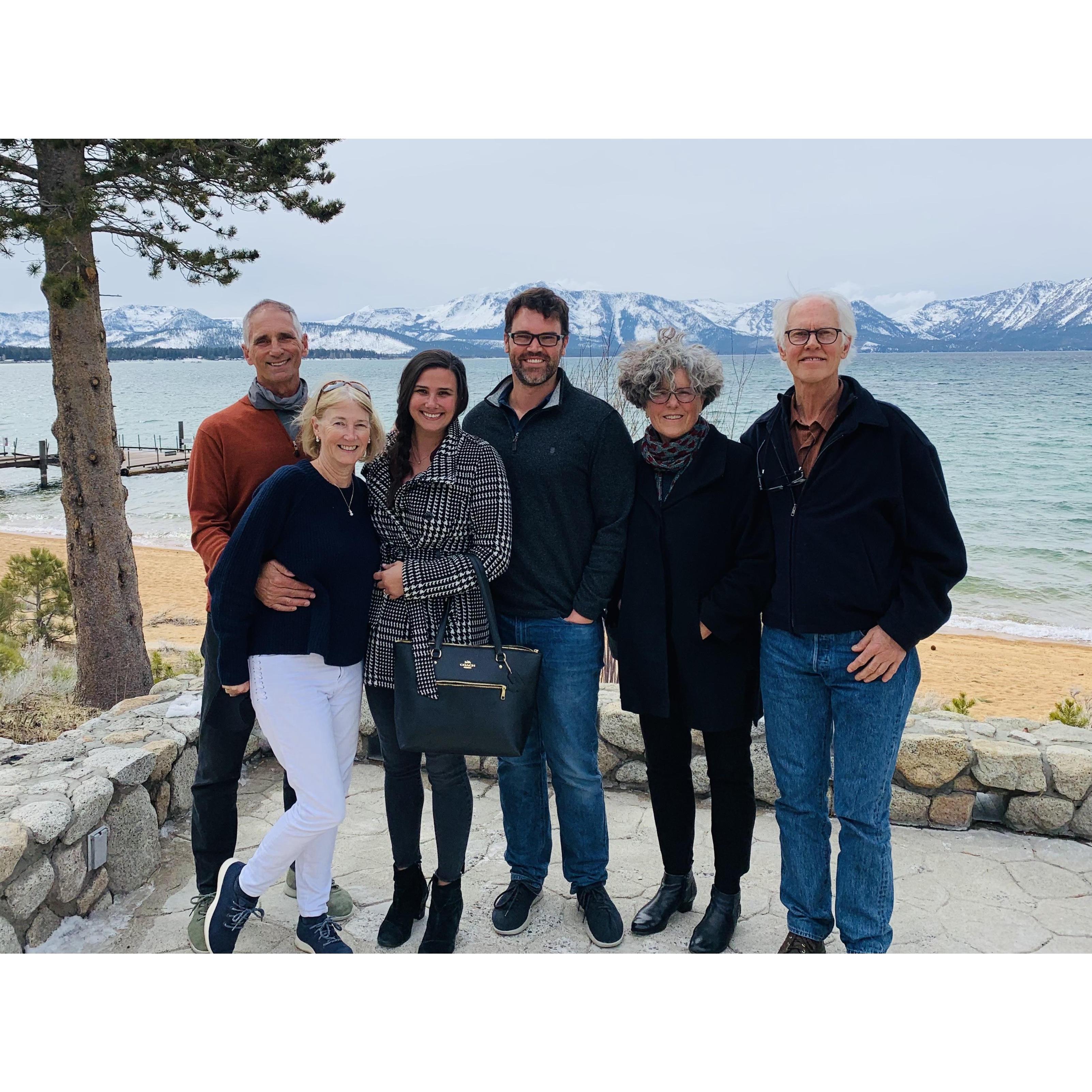 Wedding tasting at Edgewood with the Rileys and the Farrs