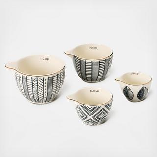 4-Piece Stoneware Measuring Cup Set