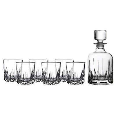 Royal Doulton Mode 5pc Whiskey Decanter and Glasses Set
