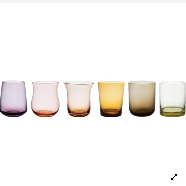 Amber - Bitossi Diseguale set 6 tumblers