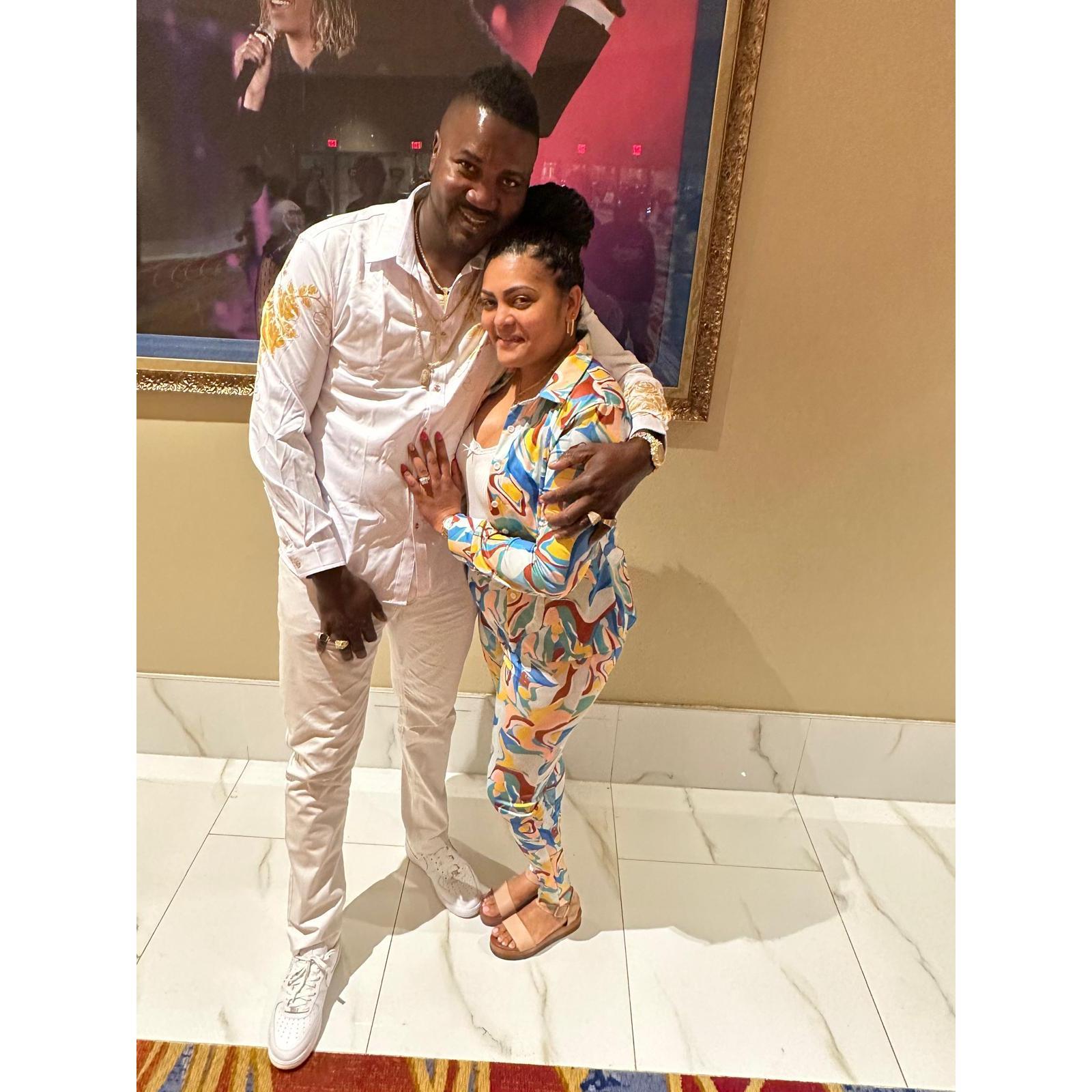 Us at UFC fight Atlantic City