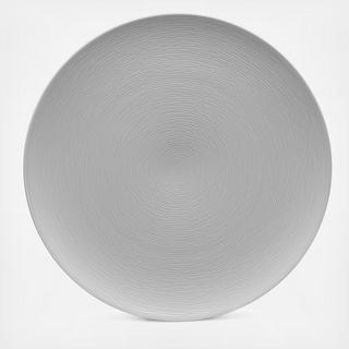 Grey on Grey Round Platter