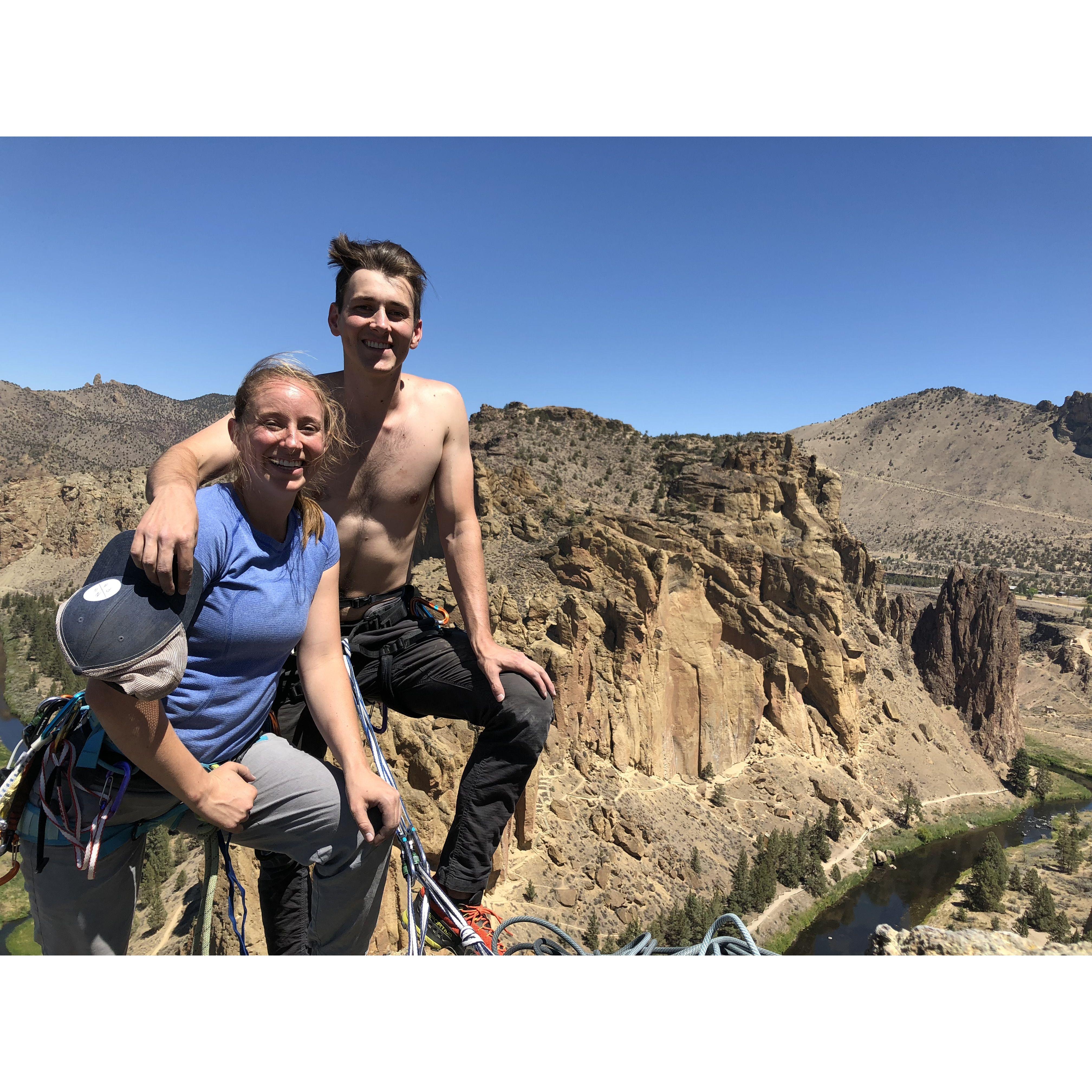 Climbing in Smith Rock, OR - 2017
