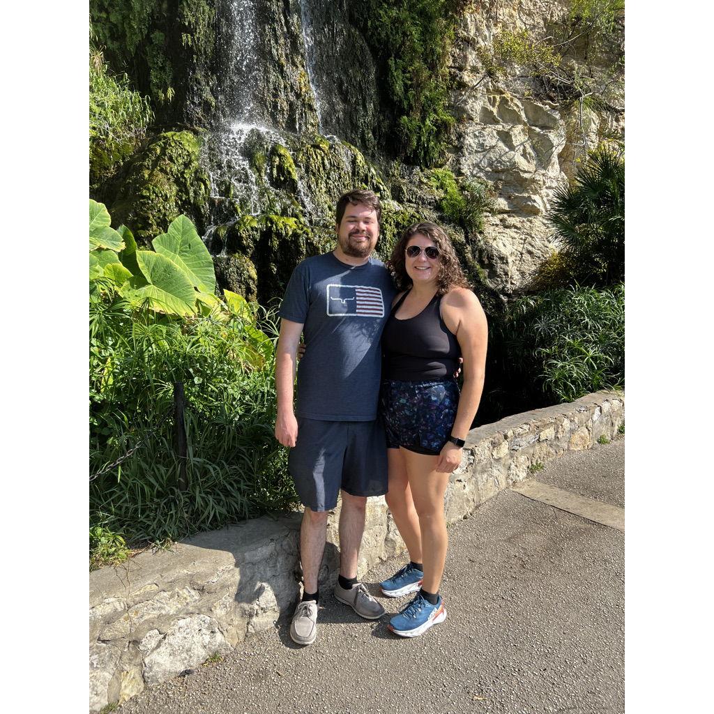 We went to San Antonio for the weekend and went to a beautiful Japanese garden.