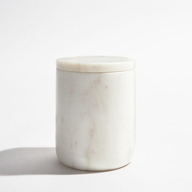 Frost Handcrafted Marble Medium Canister
