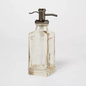 Antique Glass Tall Soap Pump Brown - Threshold™