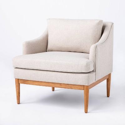 Howell Upholstered Accent Chair with Wood Base - Threshold™ designed with Studio McGee