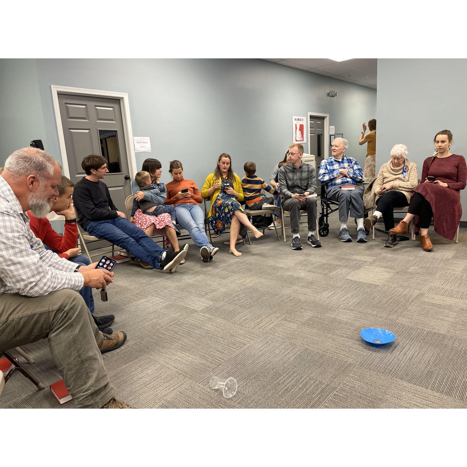 Sharing life updates with Anna Lise's extended family