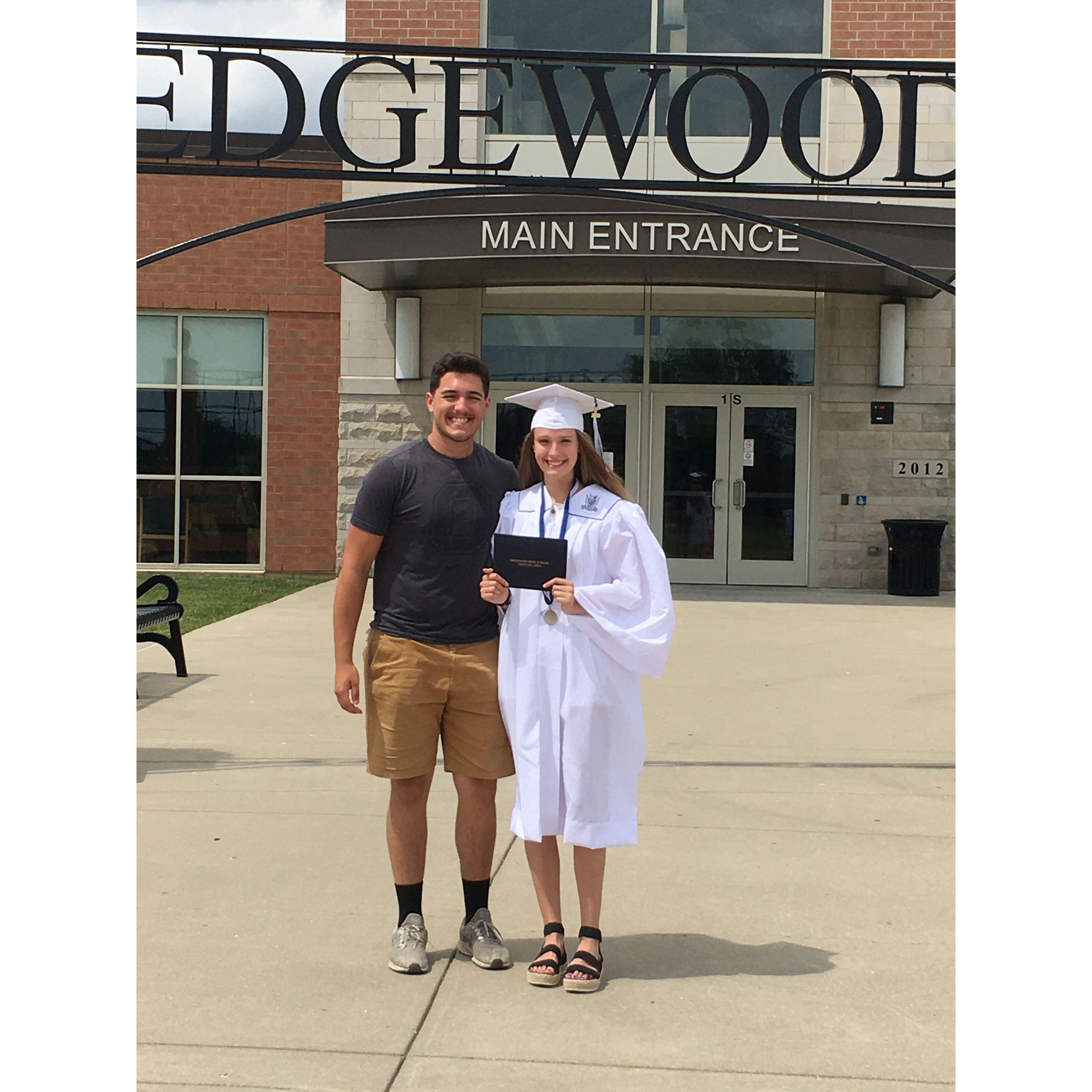 Kara's high school graduation