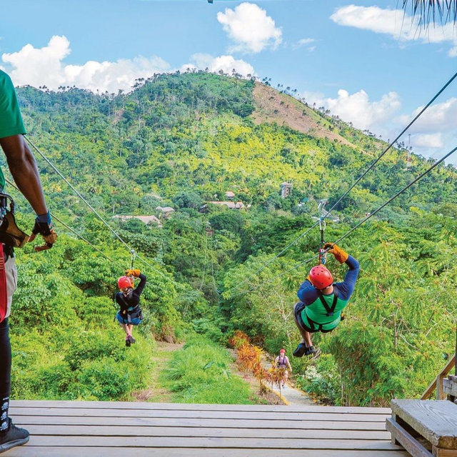 Ziplining