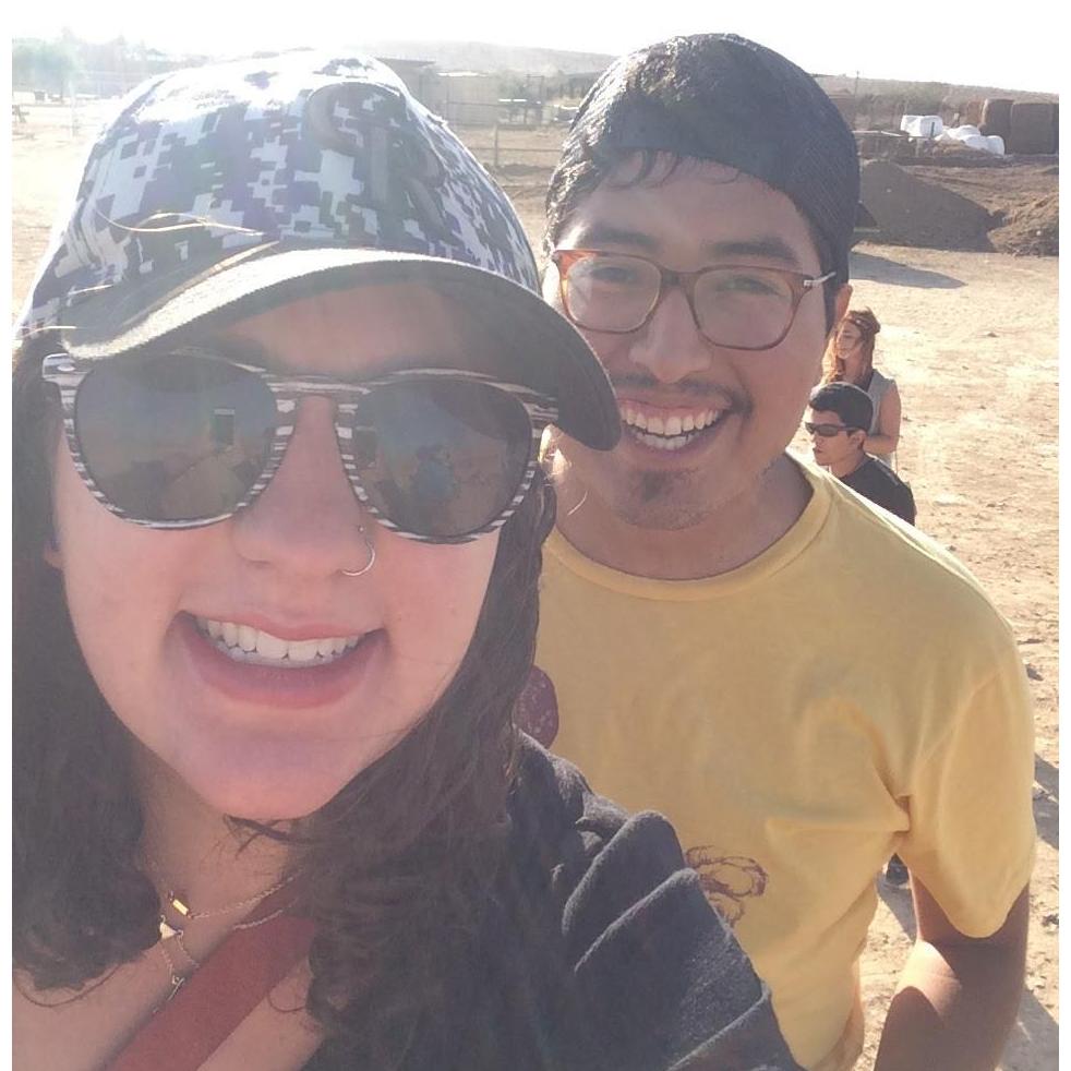 Jake and Amanda on a camel in Israel. This is one of the first photos we took together!