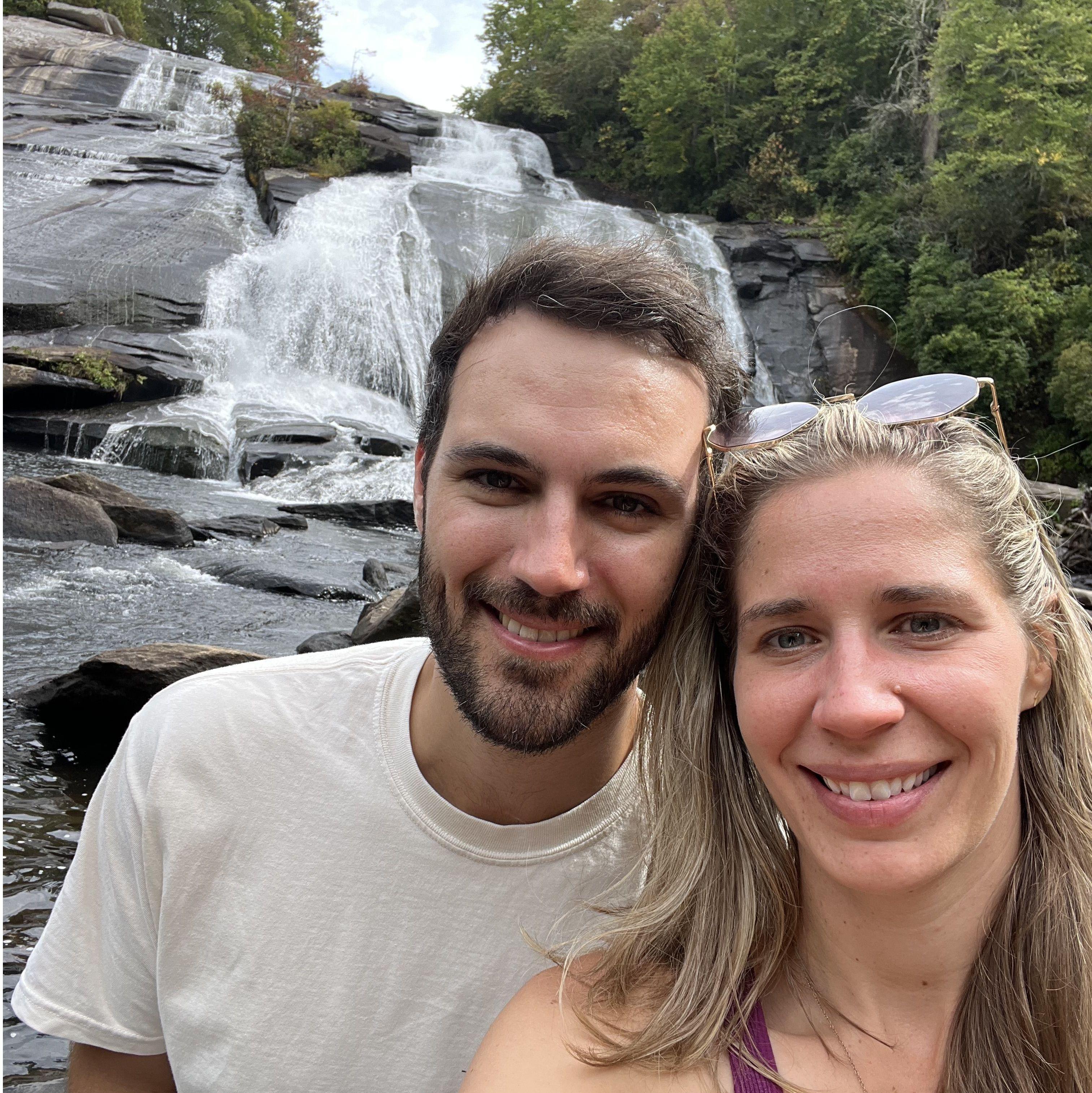 Triple falls in Asheville