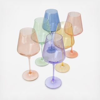 Estelle Stemware Wine Glass, Set of 6