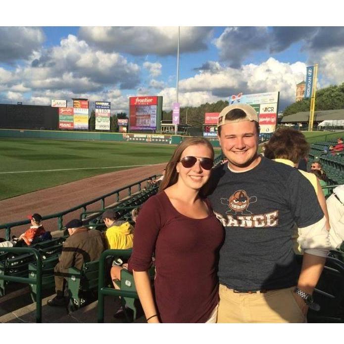 Fun in the sun at a Redwings game!