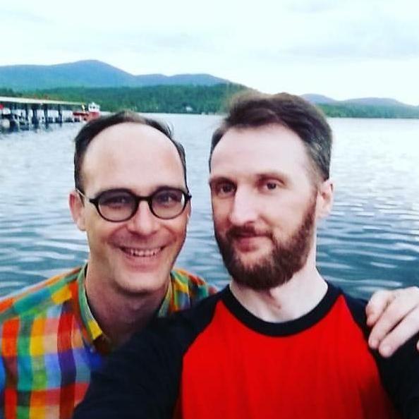 At Lake Placid, June 2017, where we fell in love