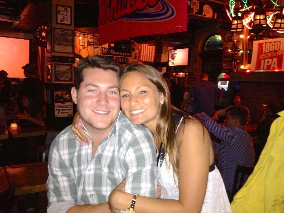 First ever picture together! (McGillans, June 2013)