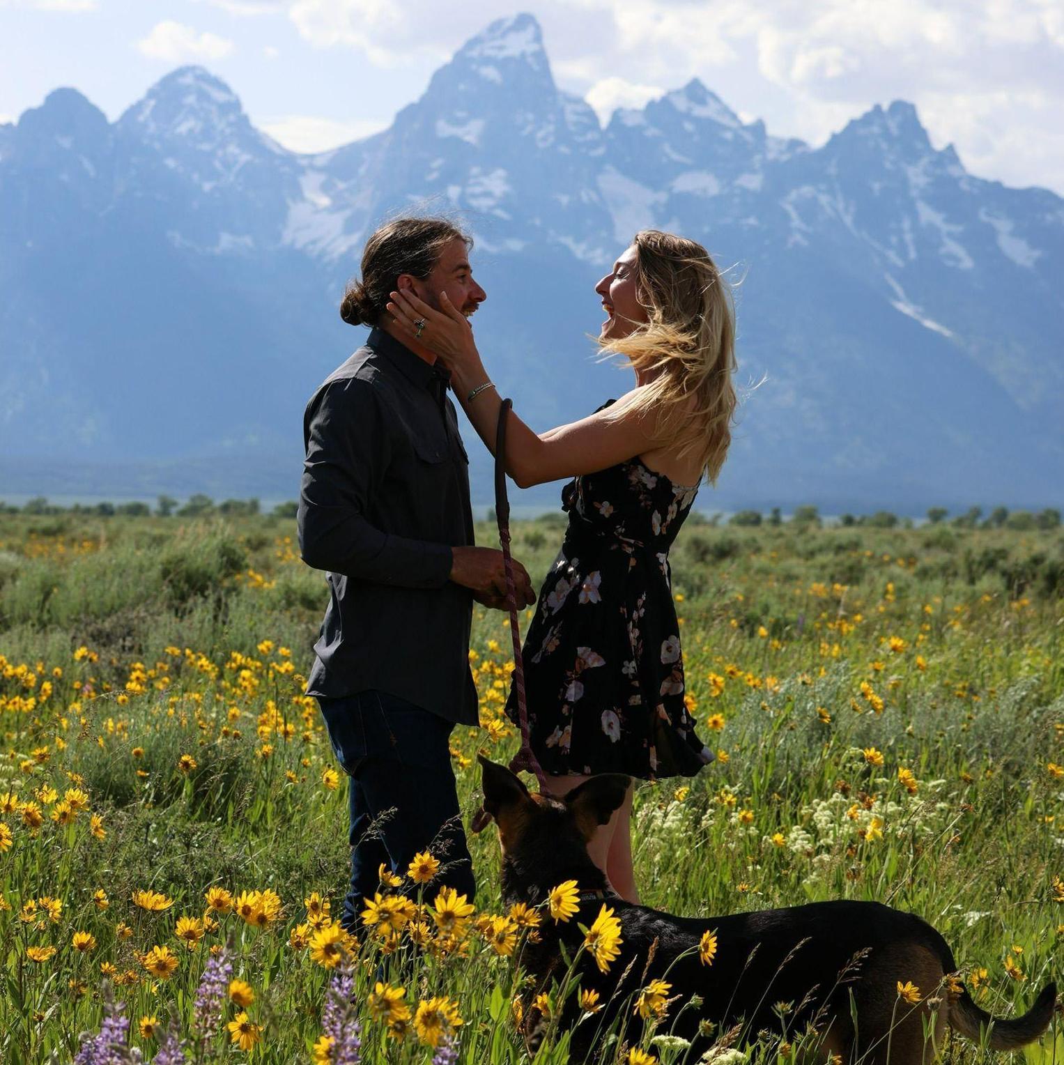 The moment after she said "Yes!"