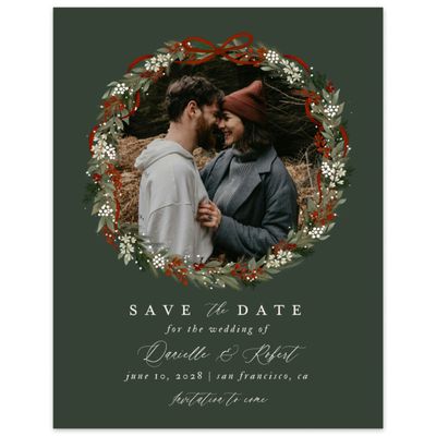 Deep Forest, Green Wedding Digital Save the Date - Bryn Photo