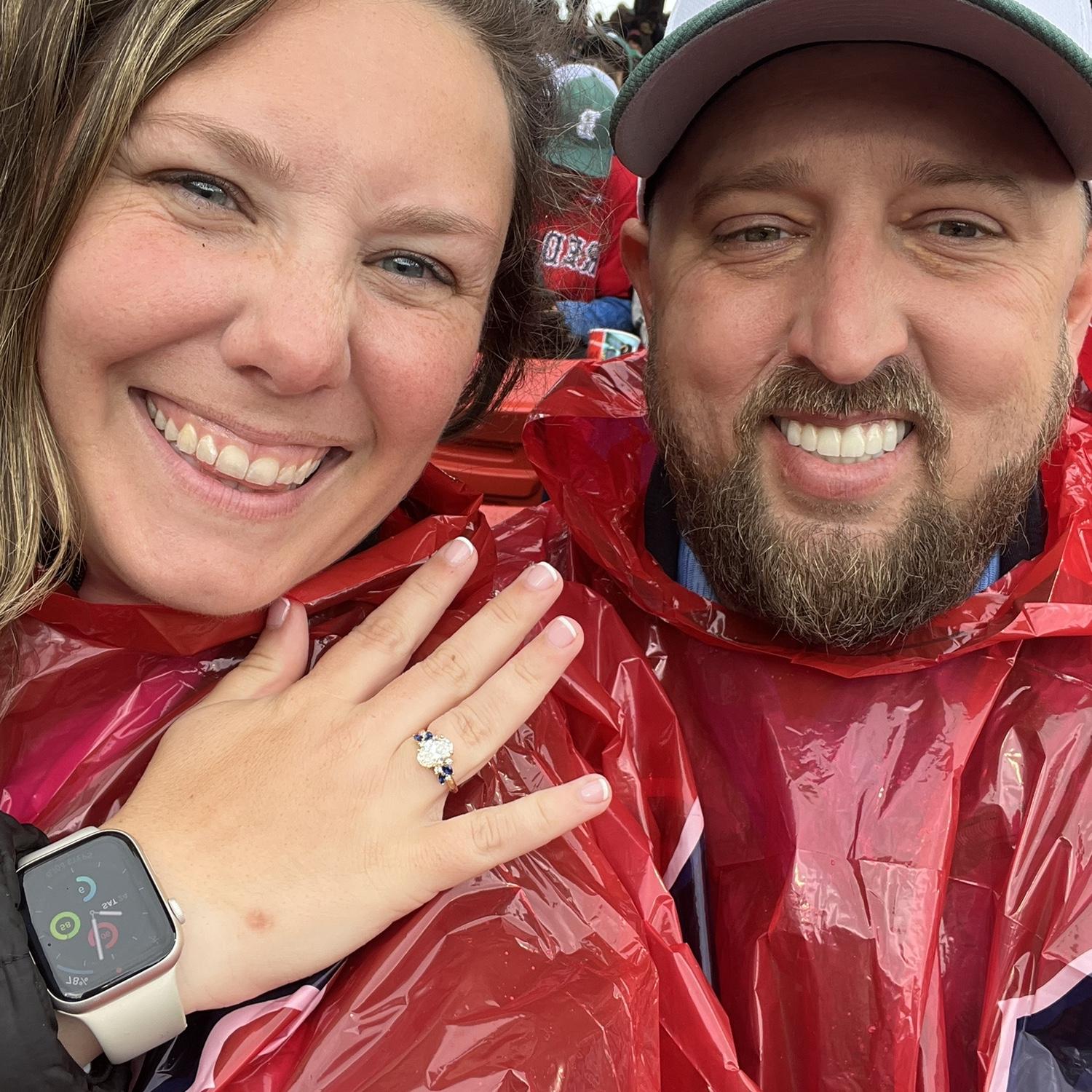 she said yes!