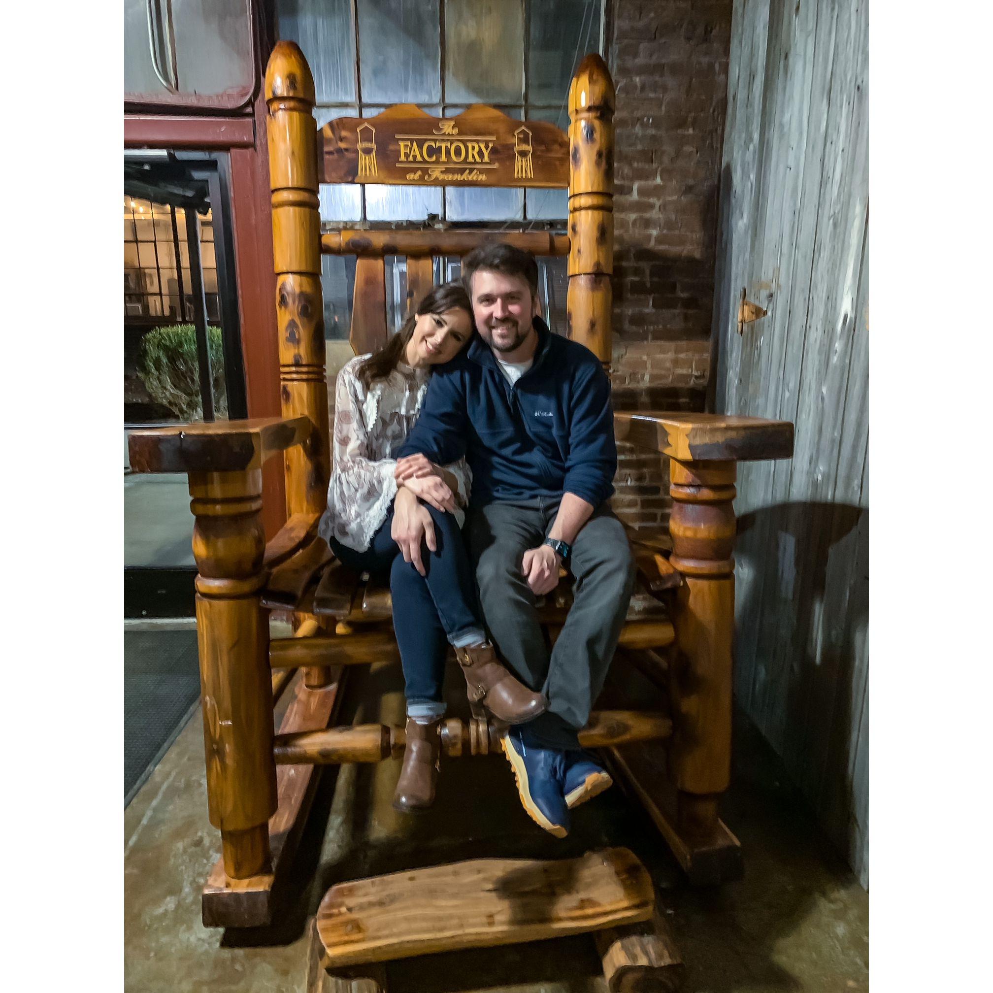What can I say? We're just a really short couple.