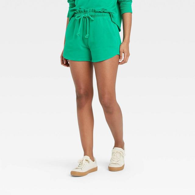 Women's High-Rise Pull-On Shorts - Universal Thread™ Green M