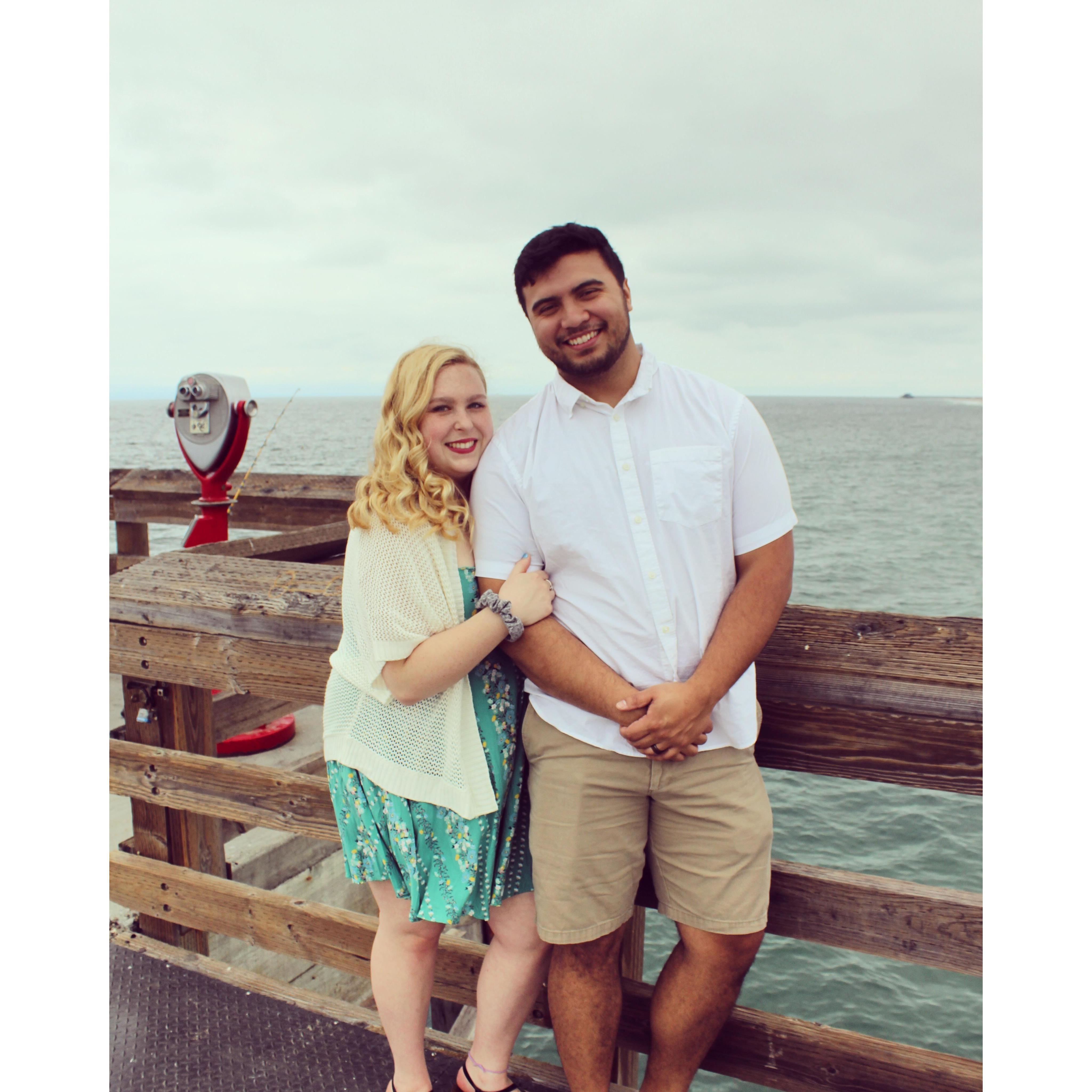 A trip to a California beach and one of the many piers of CA is the break we needed from school!