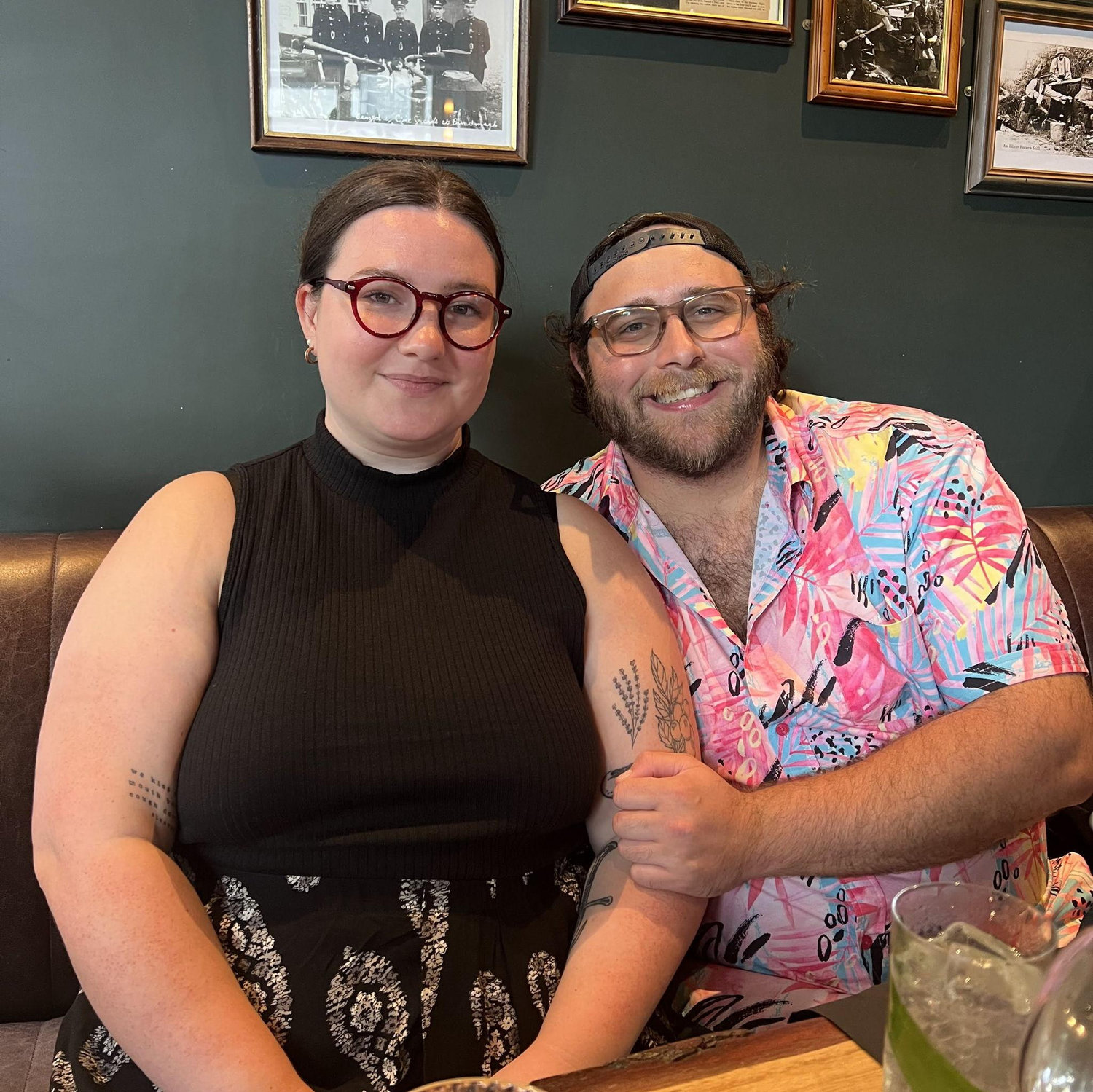 enjoying cocktails in Ireland