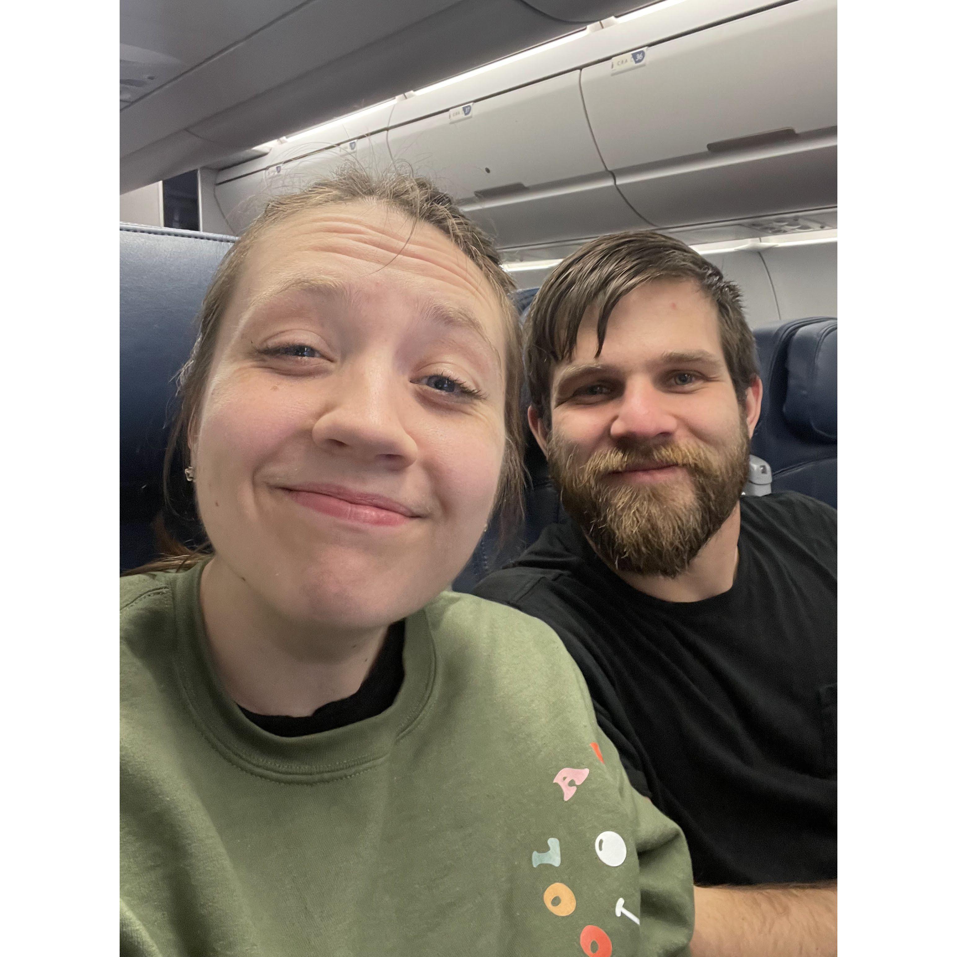 First plane ride together